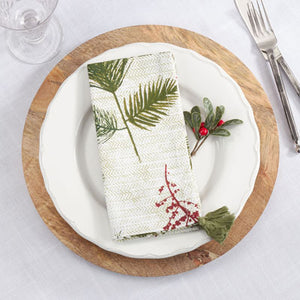 
            
                Load image into Gallery viewer, Pine &amp;amp; Berry Holiday Dinner Napkins
            
        