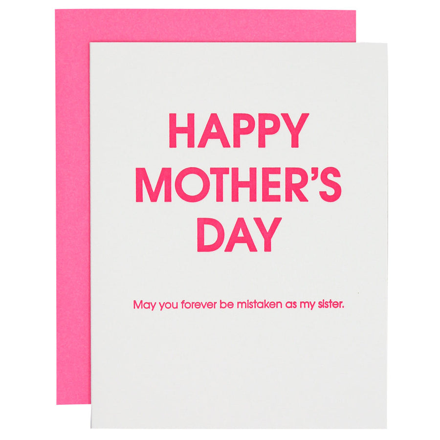 "Mistake as My Sister" Mother's Day Card