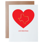"Love From Texas" Greeting Card