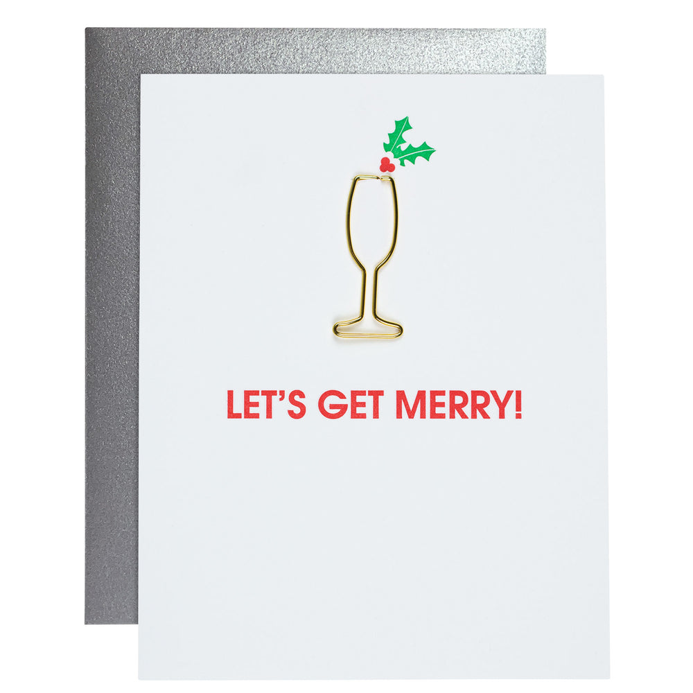 "Let's Get Merry" Holiday Greeting Card