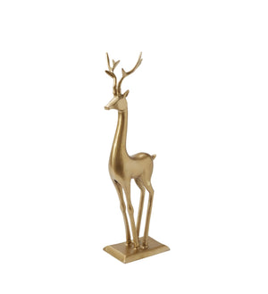 Gold Standing Reindeer