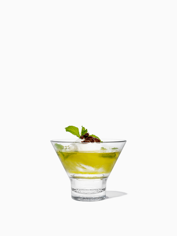 Clear Heavy-weight Plastic Martini Glasses