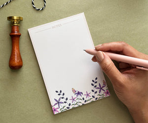 Purple Leaf Notepad