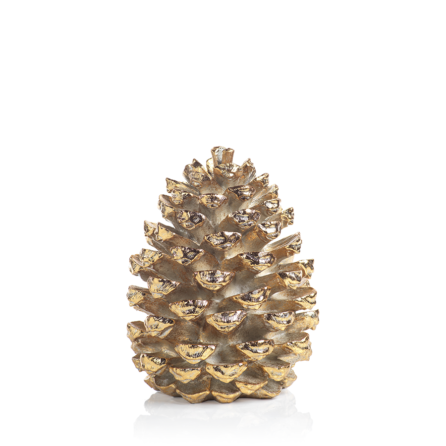 
            
                Load image into Gallery viewer, Large Decorative Gold Pine Cones
            
        