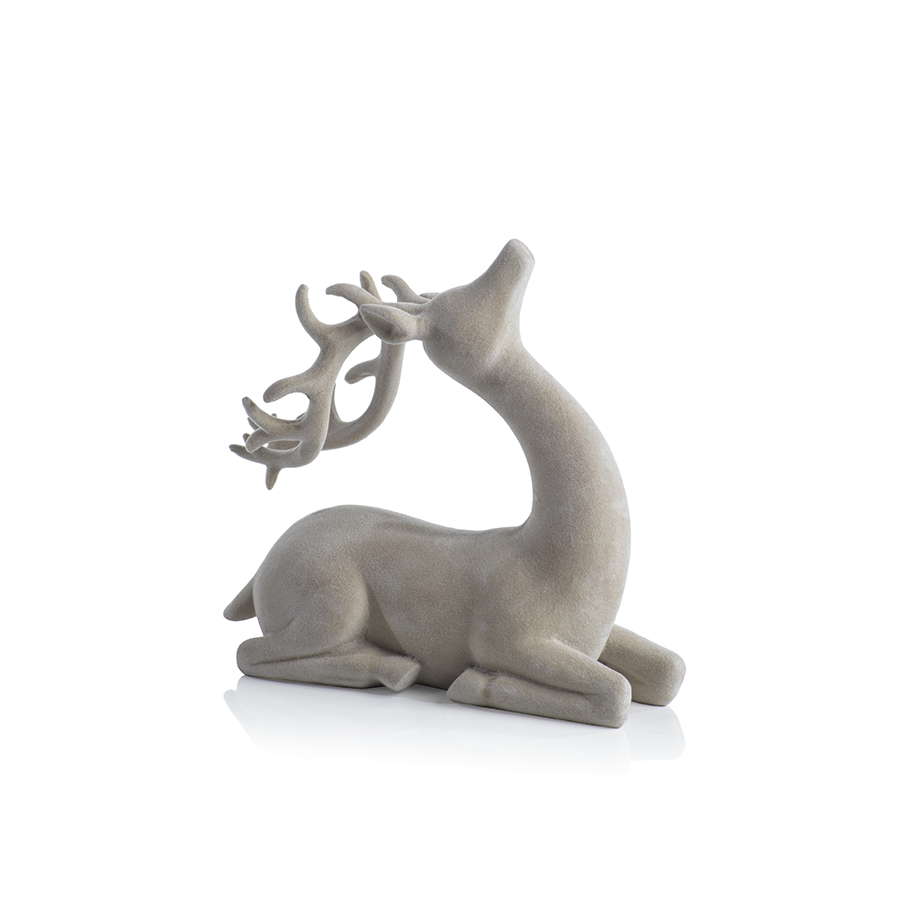 
            
                Load image into Gallery viewer, Flocked Reindeer Figurines
            
        