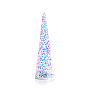 Sequin Glass LED Trees