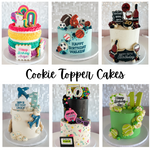 Cookie Topper Cake