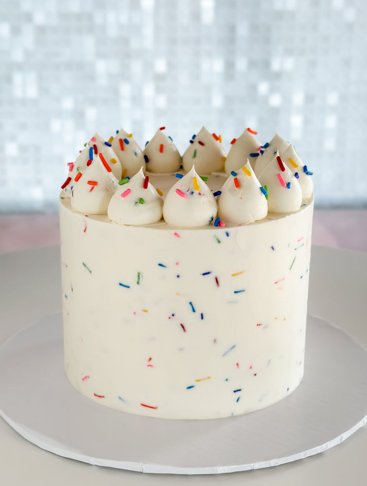 Swirls and Sprinkles Cake- You choose the flavor!