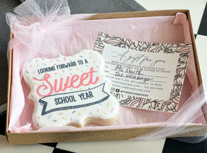 Back to School Teacher Cookie & Gift Card