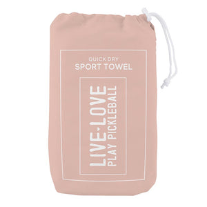 "Live, Love, Play Pickleball" Sports Towel