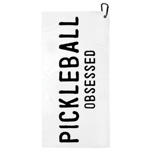 
            
                Load image into Gallery viewer, &amp;quot;Pickleball Obsessed&amp;quot; Sports Towel
            
        