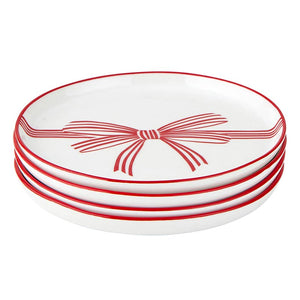 
            
                Load image into Gallery viewer, Red Bow Appetizer Plate
            
        