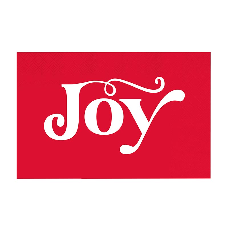 
            
                Load image into Gallery viewer, &amp;quot;Joy&amp;quot; Paper Luncheon Napkins
            
        