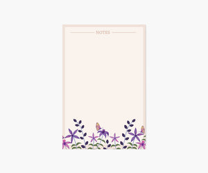 Purple Leaf Notepad