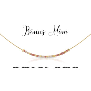 Dot & Dash Design Morse Code Jewelry - Necklaces