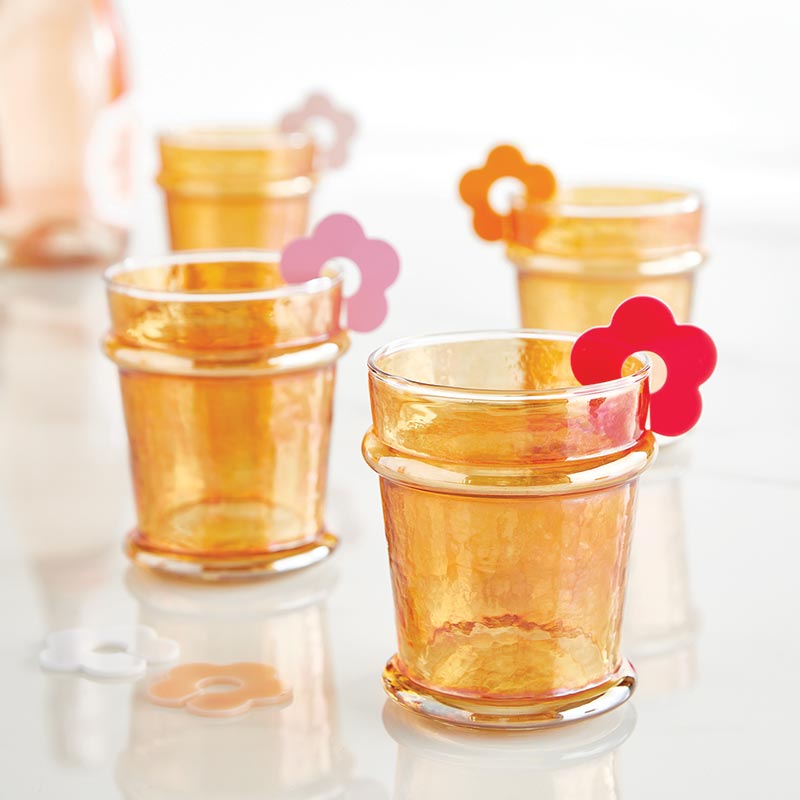 Flower Acrylic Drink Markers