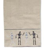 Embroidered Skeleton Table Runner