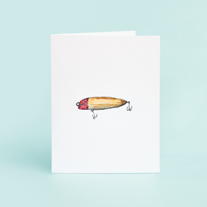 Fishing Lure Greeting Card