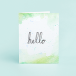 "Hello" Greeting Card
