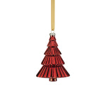 Red Glass Tree Ornament