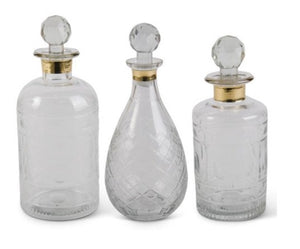 
            
                Load image into Gallery viewer, Etched Glass Decanters
            
        