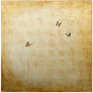 Gold Butterfly Artwork