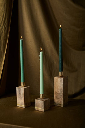
            
                Load image into Gallery viewer, Wood Square Candle Holder
            
        