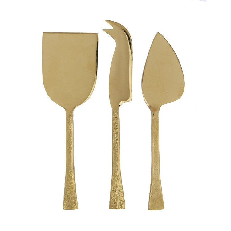 
            
                Load image into Gallery viewer, Gold Cheese Serving Utensils
            
        