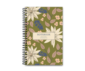 White Lotus Spiral Notebook