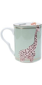 "Bonjourno" Giraffe Coffee Mug