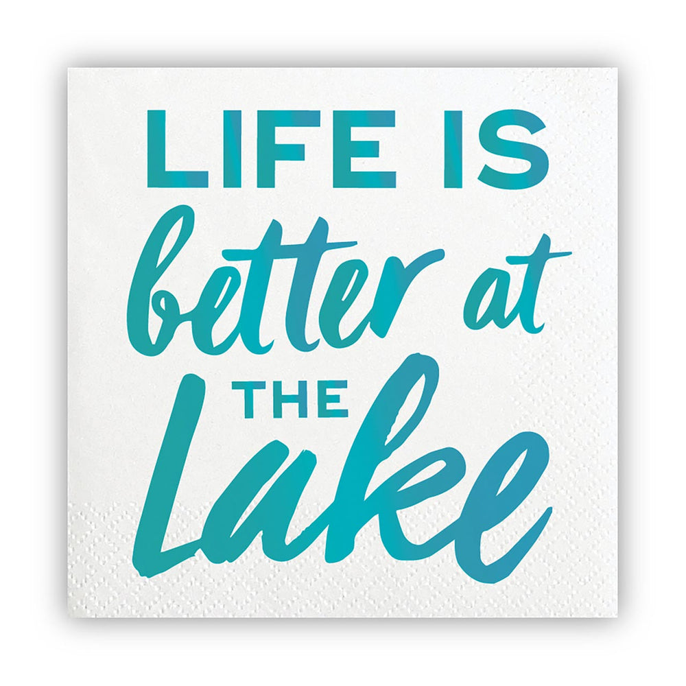 "Life is Better at the Lake" Paper Napkins
