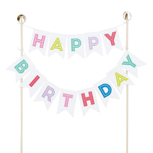 
            
                Load image into Gallery viewer, Happy Birthday Cake Topper
            
        
