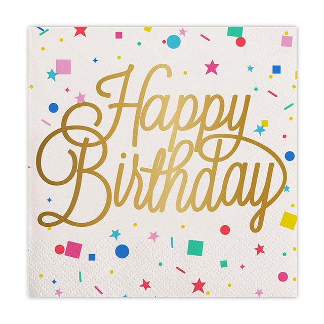 
            
                Load image into Gallery viewer, &amp;quot;Happy Birthday&amp;quot; Paper Napkins
            
        