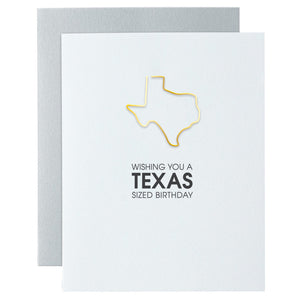 "Texas-Sized Birthday" Birthday Card