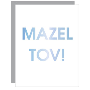 "Mazel Tov" Greeting Card