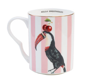 
            
                Load image into Gallery viewer, &amp;quot;Hello Sweetheart&amp;quot; Toucan Coffee Mug
            
        