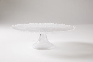 
            
                Load image into Gallery viewer, White alabaster cakestand
            
        