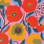 Colorful Anemone Floral Paper Cocktail Napkins