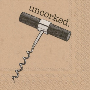 
            
                Load image into Gallery viewer, &amp;quot;Uncorked&amp;quot; Paper Cocktail Napkins
            
        