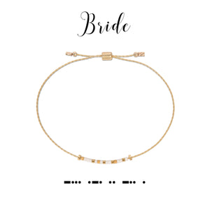 Dot & Dash Design Morse Code Jewelry - Bracelets