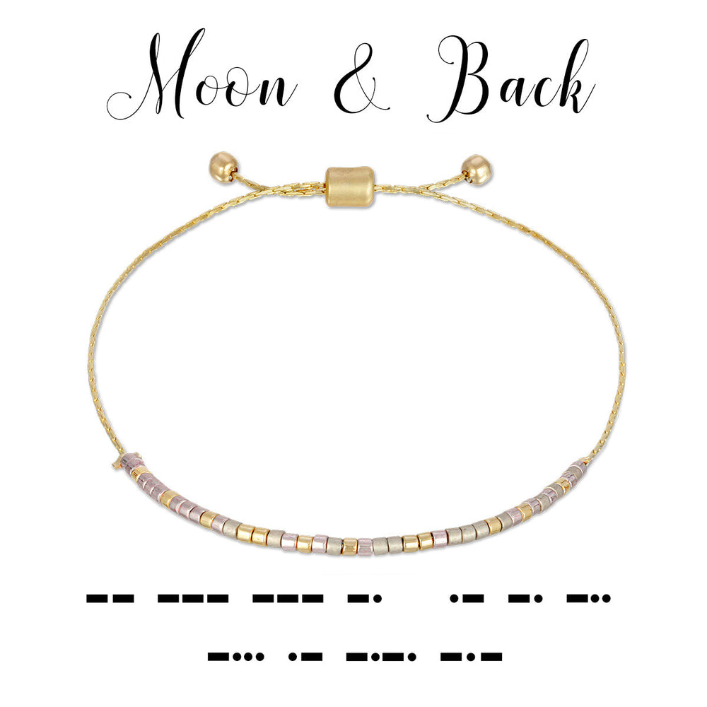 Dot & Dash Design Morse Code Jewelry - Bracelets
