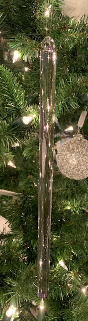 Glass Icicle Ornaments