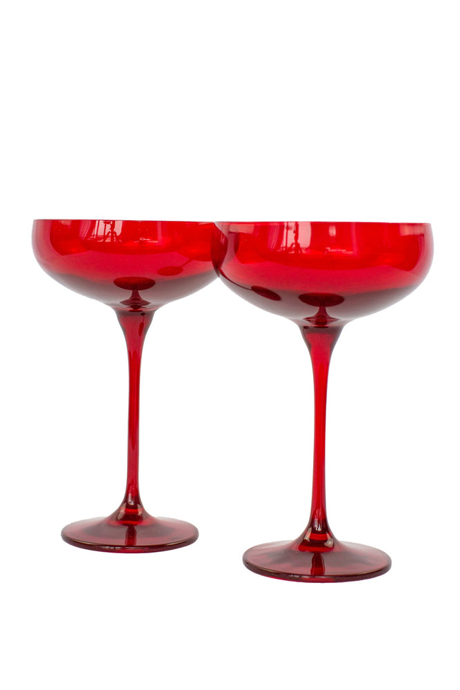 
            
                Load image into Gallery viewer, Estelle Champagne Coupe - Red
            
        