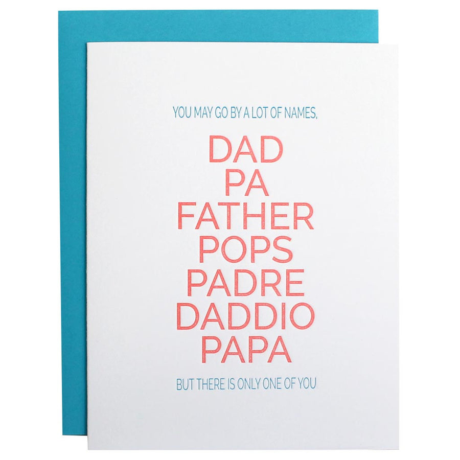 "Only One Name" Father's Day Card