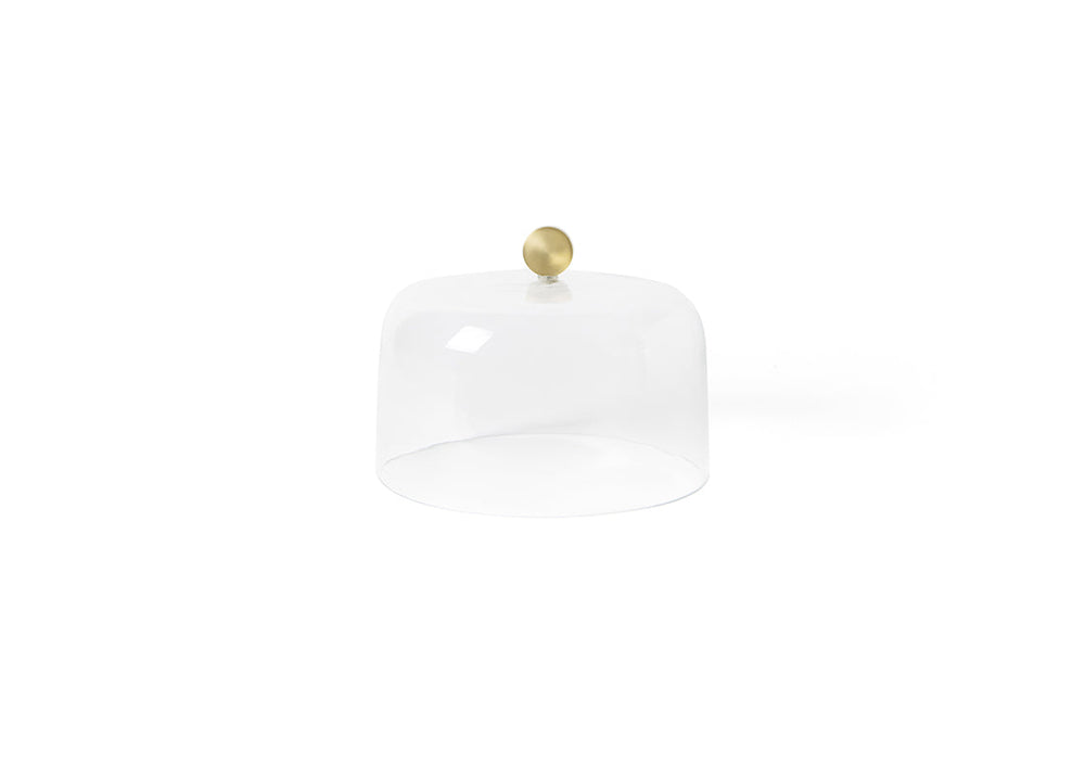 
            
                Load image into Gallery viewer, Gold Knob Glass Cake Dome
            
        