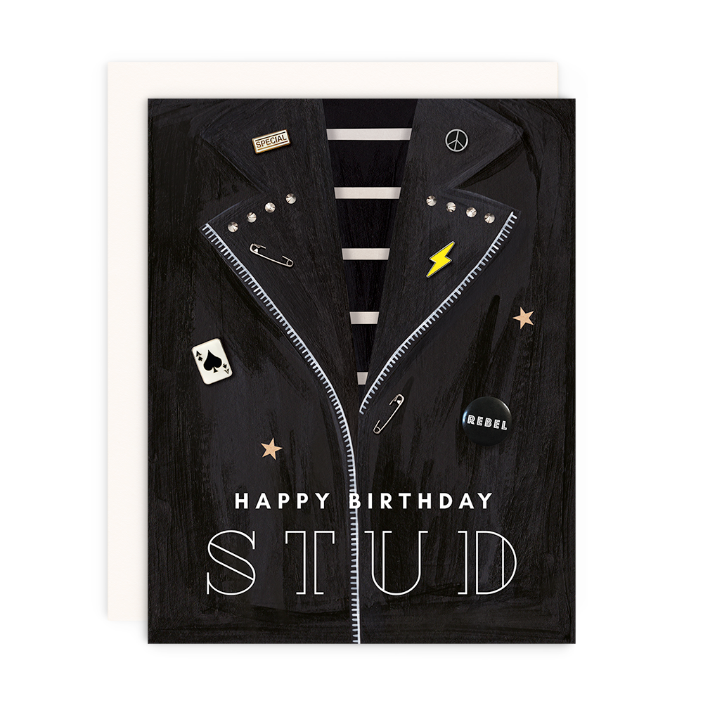 
            
                Load image into Gallery viewer, &amp;quot;Happy Birthday, Stud&amp;quot; Greeting Card
            
        