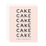 "Cake, Cake, Cake" Greeting Card