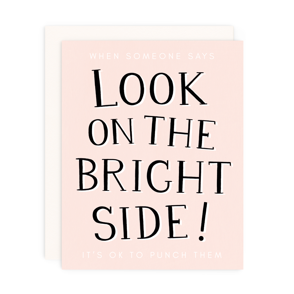 
            
                Load image into Gallery viewer, &amp;quot;Look on the Bright Side...&amp;quot; Greeting Card
            
        