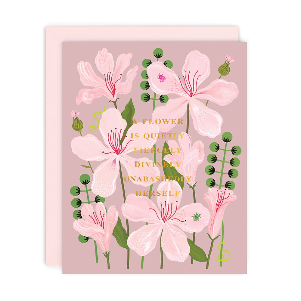 "Divinely Herself" Greeting Card