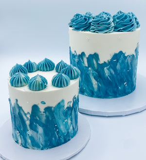 
            
                Load image into Gallery viewer, Painted Cake with Swirls
            
        